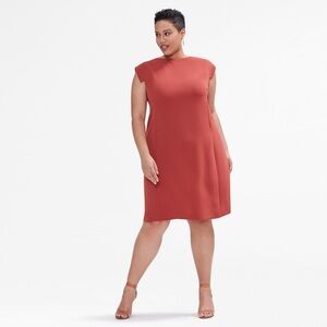 MM Lafleur Rust Midi Dress